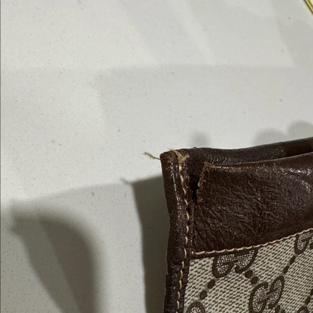 Authentic Vintage Gucci Monogram GG Plus Top Handle Bag